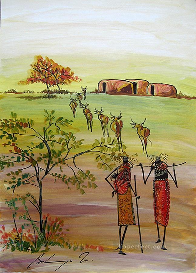 Nearing Home from Africa Oil Paintings
